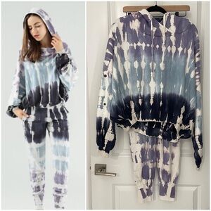 SET Young Fabulous & Broke Groove Tie Dye Joggers & Hoodie Set YFB.   11